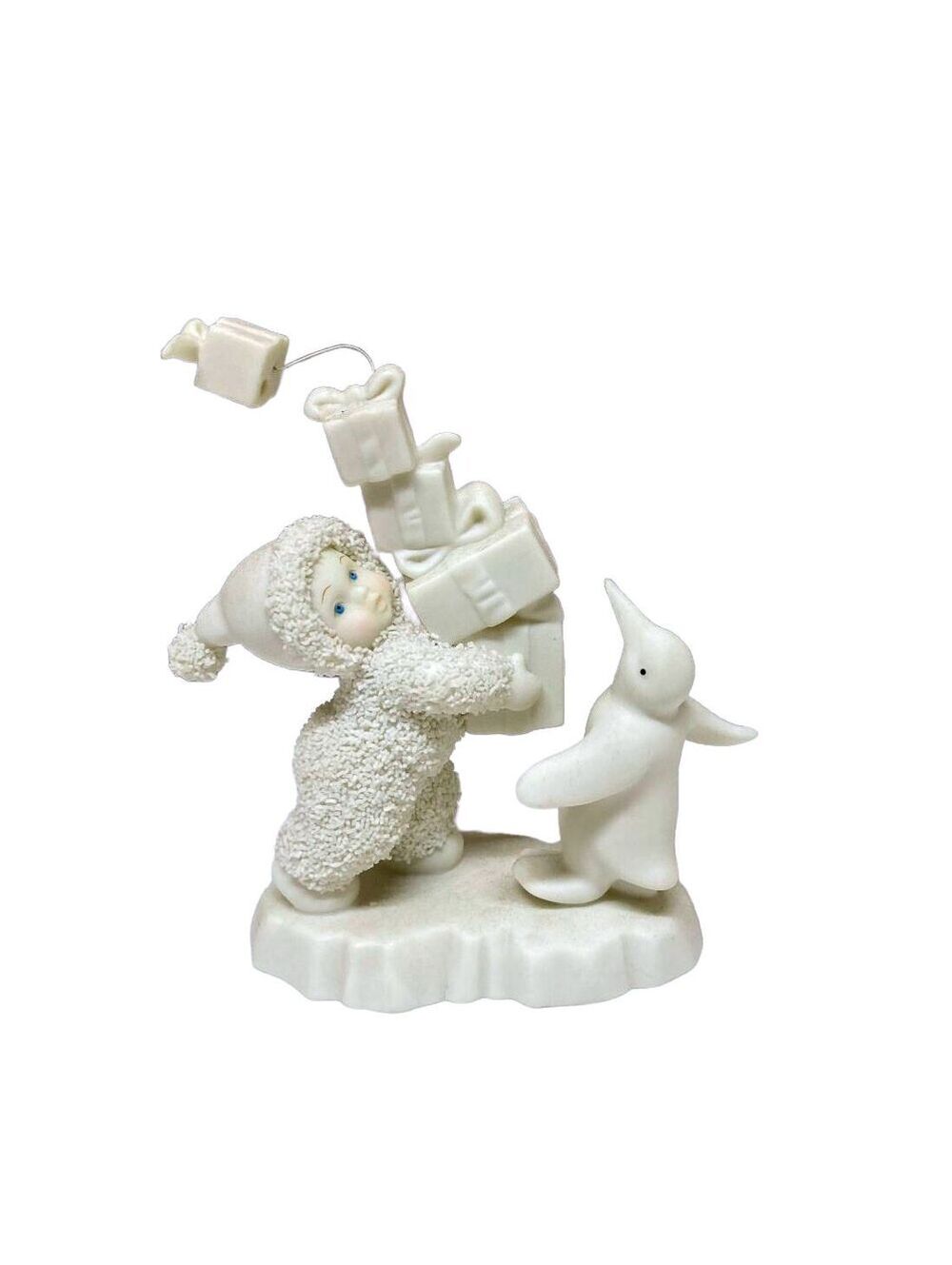 Vintage Department 56 Snowbabies I Have Lots to Give Figurine 2002